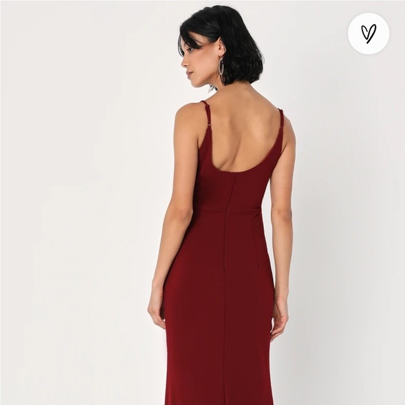 Lulus Infinite Glory Wine Red Maxi Dress - Picture 5 of 10